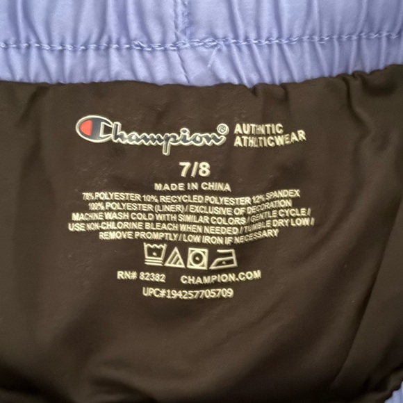 Champion Women's Multicolor Striped Athletic Shorts - Picture 6 of 7